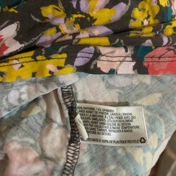 Cherokee Floral Skirt - Pink, Purple, Yellow - Picture 4 of 4